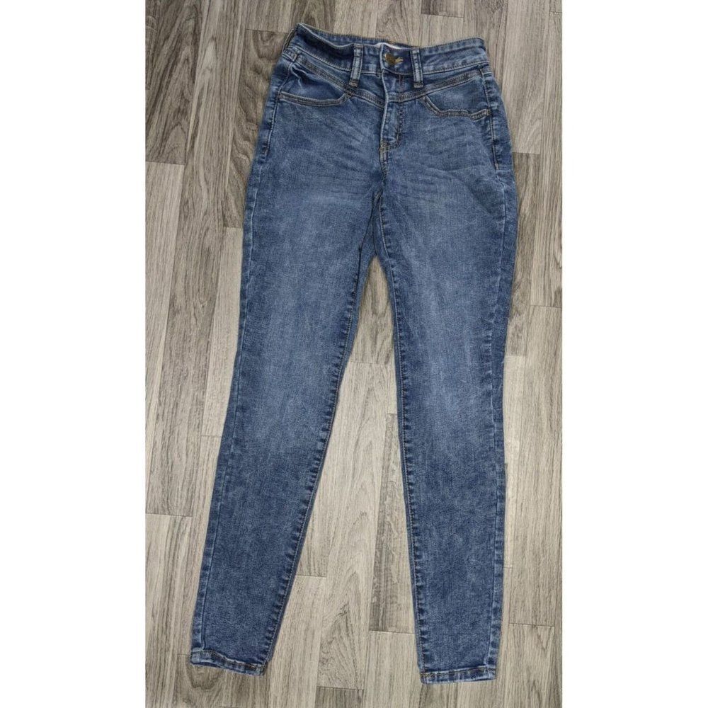 (3/$35) SO Size 0 / 24 W High Rise Curvy Skinny Denim Blue Jeans Jeggings